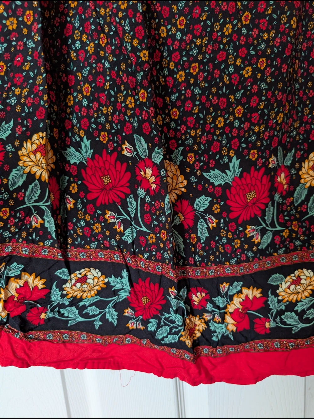 Ekouaer Colorful Floral Maxi Dress Muumuu with Pockets 2XL - Picture 3 of 9